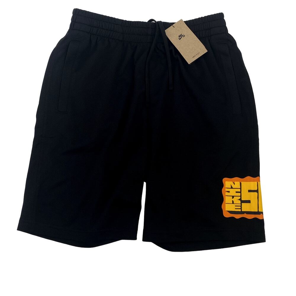 Nike SB Mesh Skateboarding Skater Black Shorts Men's Sz S NWT